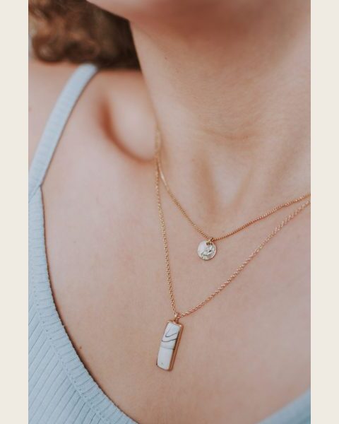Conjunto Colar + Brinco Dourado